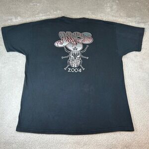 Vintage Y2K Yes Band T-Shirt Men's 2XL Black 2004 Tour Platinum Member Beetle